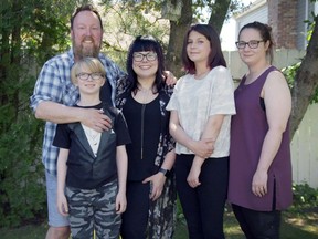 Filmmaker Guy Lavallee and his extended clan, featured in Family Ever After on CBC Gem Friday.