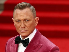 Daniel Craig arrives at the world premiere of the new James Bond film "No Time To Die" at the Royal Albert Hall in London, Britain, September 28, 2021.