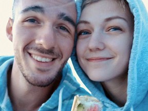 Gabrielle Petito, 22, who was reported missing on September 11, 2021 after traveling with her boyfriend around the country in a van and never returned home, poses for a photo with Brian Laundrie in this undated handout photo.