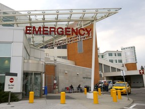 The Rockyview hospital as hospitals are seeing an increase in COVID patients in Calgary. Photo taken on Wednesday, September 8, 2021.