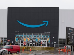 Amazon's warehouse in Nisku, Alta.