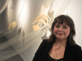 Becky Thera has been Harcourt House's artist in residence for the past year.