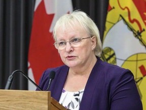 New Brunswick health minister Dorothy Shephard
