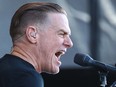A spokesperson for Canadian rock star Bryan Adams assured fans Adams was "fully vaccinated and has no symptoms at all".