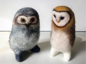 Needle felting is one of the many workshops taught at Fern's School of Craft.
