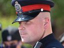 Edmonton Police Service Const.  Hunter Robinz, hier im Juli 2016 zu sehen, sieht sich nach einer ASIRT-Untersuchung mehreren Anklagen gegenüber.