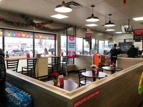 A 7-Eleven in north Edmonton is now selling liquor both for take-out and dine-in. Taken on Tuesday, Dec. 7, 2021 in Edmonton.  Lauren Boothby / Postmedia