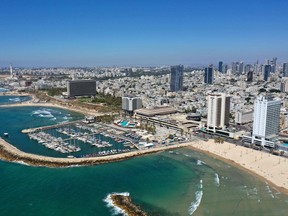 Tel Aviv is known for its beaches and vibrant city life.