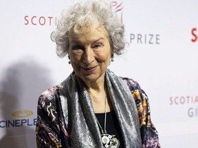 Margaret Atwood arrives at the Giller Prize ceremony on Monday, November 18, 2019.