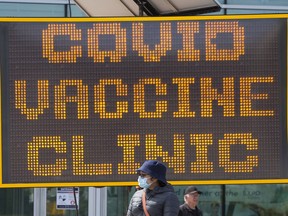 Alberta Health Services opened a drop-in first dose COVID-19 vaccination clinic at the Edmonton Expo Centre, Wednesday June 9, 2021. Photo by David Bloom