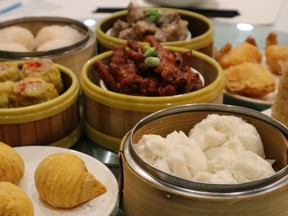 Steamed dumplings, spareribs with pumpkin, and chicken feet with black bean sauce are just a few of the dishes from Emperor's Palace.