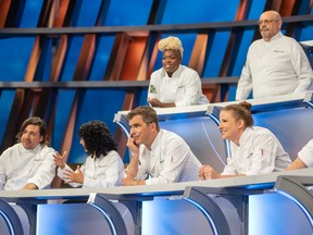 Edmonton chef Kelsey Johnson, lower right, will appear on Wall of Chefs, Monday, Jan. 24 at 8 p.m. on the Food Network.