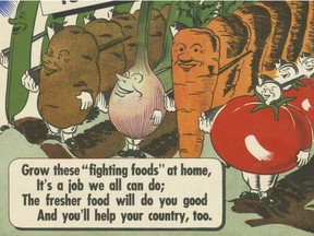 Victory gardens sprouted up during the Second World War to provide food and boost morale.