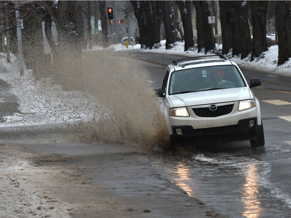 Edmonton snowremoval crews tackle clogged catch basins Edmonton Journal