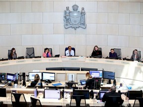 Edmonton city council meets on Nov. 1, 2021.