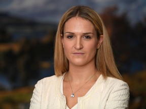 Ireland's European Affairs Minister Helen McEntee poses for a photograph after an interview with Reuters at Government Buildings in Dublin, Ireland, December 6, 2017.