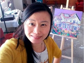 Selfie of Aeris Osborne, Alberta's third artist in residence.