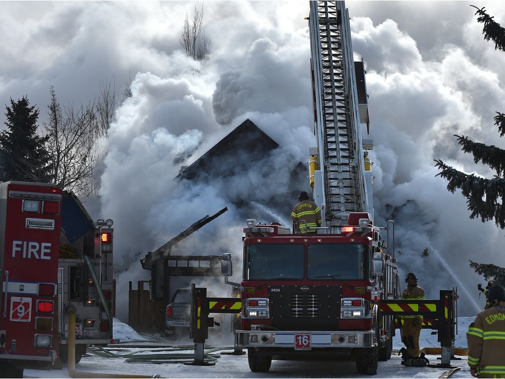 Edmonton Fire Rescue Services battled blaze at home in southeast ...