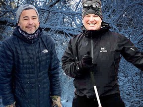 The co-founders of Everest in Edmonton, Shonn Oborowsky and Mark Pavelich in a promotional image for the event that takes place on February 26, 2022.