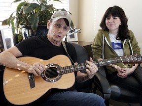 Rob Heath sings to his daughter Ellie, who is an actor, comedian, playwright and singer-songwriter as well.