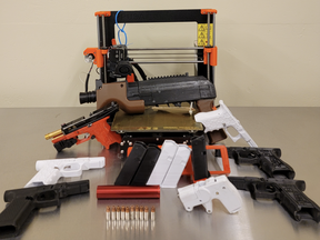 RCMP collaborated with Canadian Border Services Agency (CBSA) in an investigation that seized several 3D-printed handguns, counterfeit cash and a suppressor