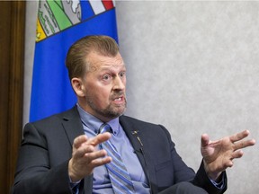 Mike Ellis Associate Minister of Mental Health and Addictions in Alberta. Taken on Tuesday, Feb. 22, 2022 in Edmonton .
