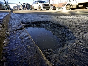 The annual pothole season on Edmonton roads is yet again causing major havoc for city motorists.