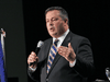 Jason Kenney speaks at a debate for UCP leadership candidates on Oct. 12, 2017.