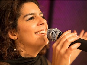 Fernanda Cunha sings at Yardbird Saturday night.
