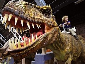 Jurassic Quest arrives with its giant dinosaurs and massive megalodon at the Edmonton Expo Centre April 29.