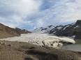 The terminus of Helm Glacier in B.C.’s Garibaldi Park. ‘At Helm Glacier, it's pretty much what we call almost a dead glacier now. There's literally no growth at all,’ says Mark Ednie, a physical scientist with the Geological Survey of Canada.