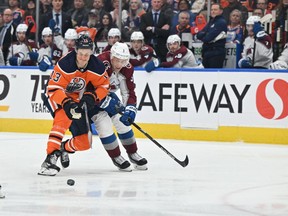 Jesse Puljujarvi in action against Colorado Avalanche.