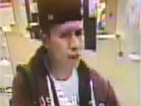 Police are looking for a male suspect, who is described as an Indigenous male who was wearing a black backward baseball hat, dark red-hooded jacket with a white and black logo on the back, white t-shirt, and white running shoes, in relation to an assault with a weapon at 126 Street and 152 Avenue on Thursday, April 28, 2022, at 9:38 p.m.