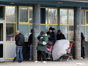 The Bissell Centre Downtown West at 10530 96 St. in Edmonton on Tuesday April 5, 2022. Edmonton city council is exploring drug-checking programs at some sites to prevent fatal overdoses while also renewing $1.8 million in funding for day services at the Bissell Centre.