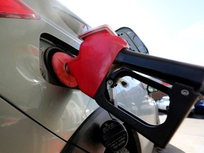 the retail price of regular gas on Thursday at 164.2 cents a litre in Edmonton and 167.9 cents a litre in Calgary.  By Friday afternoon that same website put prices at 157.5 and 160.0 cents, respectively,
