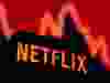 Netflix Inc shares fell as much as 26 per cent in premarket trading, extending its plunge this year to 57 per cent.