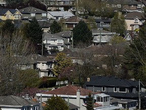 Single family homes in Vancouver, British Columbia, Canada, on Thursday, April 16, 2020.