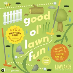 Good Ol'Lawn Fun will open at Lowlands Project Space on Saturday noon.