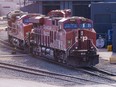 FILE PHOTO: CP Rail trains in Calgary's Alyth Yards on Tuesday, March 22, 2022.