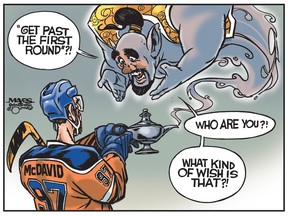 Malcolm Mayes editorial cartoon