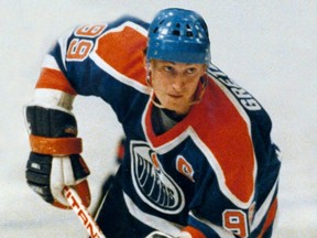 Wayne Gretzky of the Edmonton Oilers.