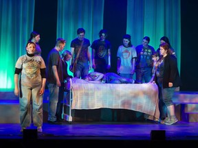 Students take part in Victoria School's production of Awakening on Friday, May 13, 2022 in Edmonton. Greg Southam-Postmedia
