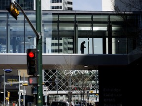 Edmonton pedway downtown