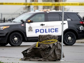 Edmonton police are investigating after a body was found near the site of an aggravated assault that occurred on May 18, 2022, in Edmonton's Chinatown district.