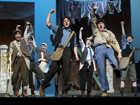 Morinville Community High School's production of Newsies, in Morinville Friday May 20, 2022. Photo By David Bloom