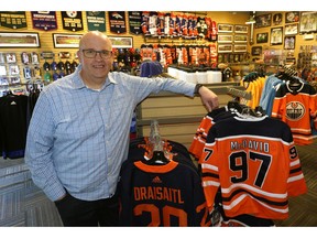 There has been a huge increase in Edmonton Oilers merchandise sales this year, according to Jack Cookson at Pro Am Sports in Edmonton.