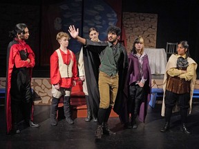 A scene from Wagner High School's Katherine, an adaptation of William Shakespeare's "The Taming of the Shrew".
