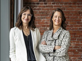 From left, Shelley Kuipers and Judy Fairburn are the CEOs and founders of The51, a Calgary-based organization that connect women and gender diverse founders with investors.