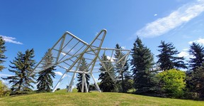 Edmonton's Dove of Peace monument gets makeover ahead of Pope's visit The Peace Dove statue has been on the current site since 1988. Matthew Black/Postmedia.