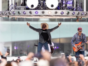 Garth Brooks performs at Commonwealth Stadium in Edmonton, on Friday, June 24, 2022.